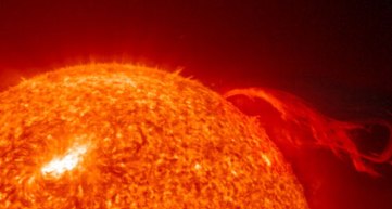 The Sun and solar flare!